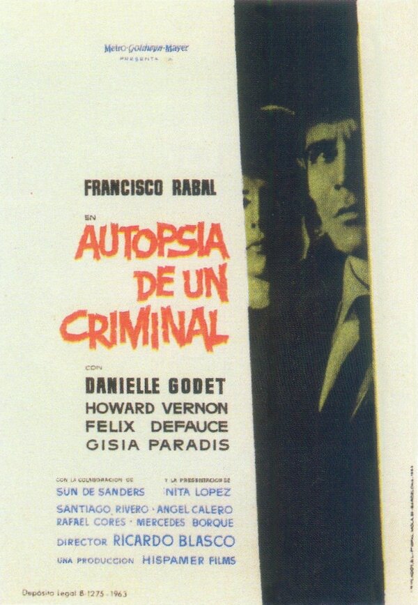 Autopsia de un criminal (1963)